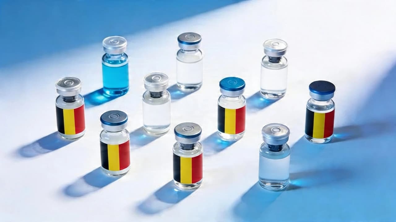 Illustration — Acheter des Peptides en Belgique 2026 — Livraison, Légalité, Qualité