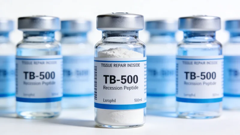 Illustration — Acheter TB-500 en France — Réparation Tissulaire, Qualité et Données 2026