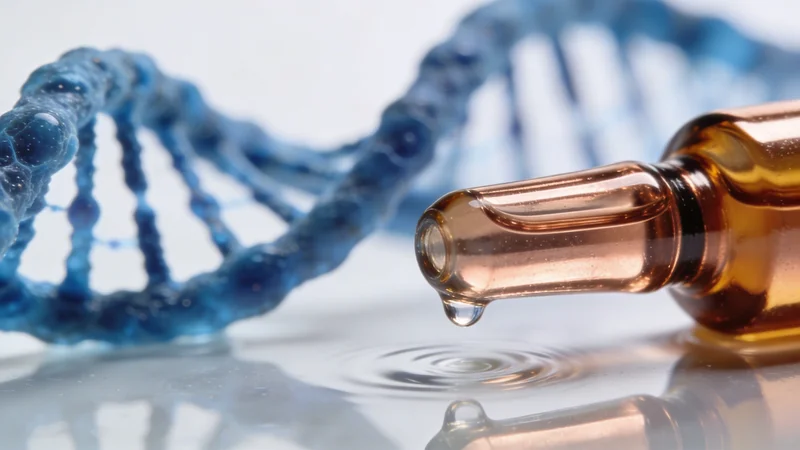 Illustration — Peptides pour les Cheveux : GHK-Cu, AHK-Cu et Chute de Cheveux