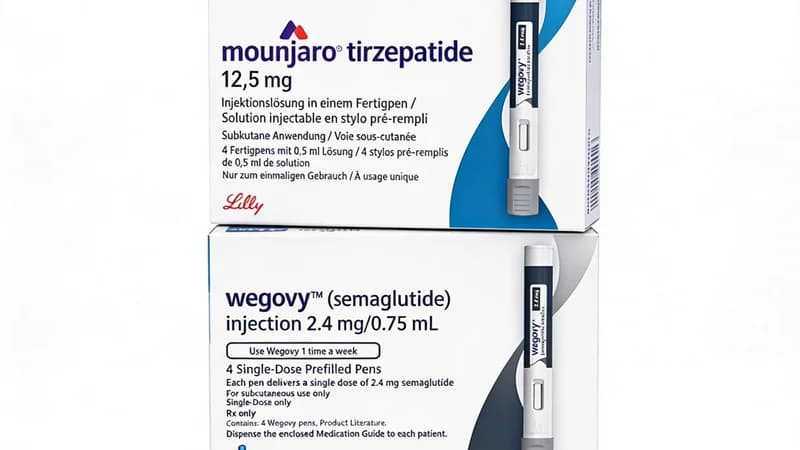 Illustration — Perte de Poids avec les Peptides : Comparatif Complet 2026 — Sémaglutide, Tirzepatide, Rétatrutide