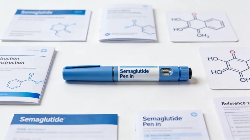 Illustration — Sémaglutide : Ozempic, Wegovy, Dosage, Prix et Études 2026