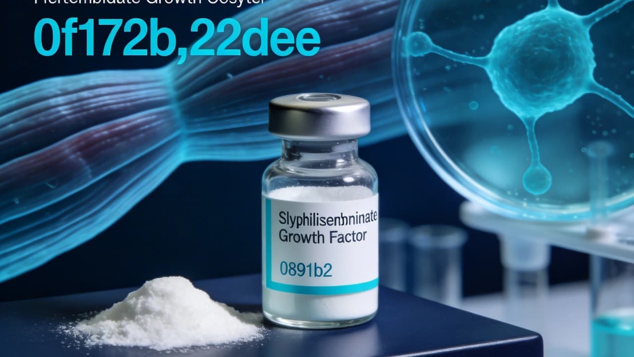 Illustration — IGF-1 LR3 (Long R3) : peptide de recherche et données de culture cellulaire